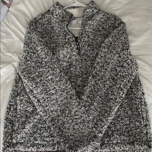 XL. TIME AND TRU FUZZY SWEATER
